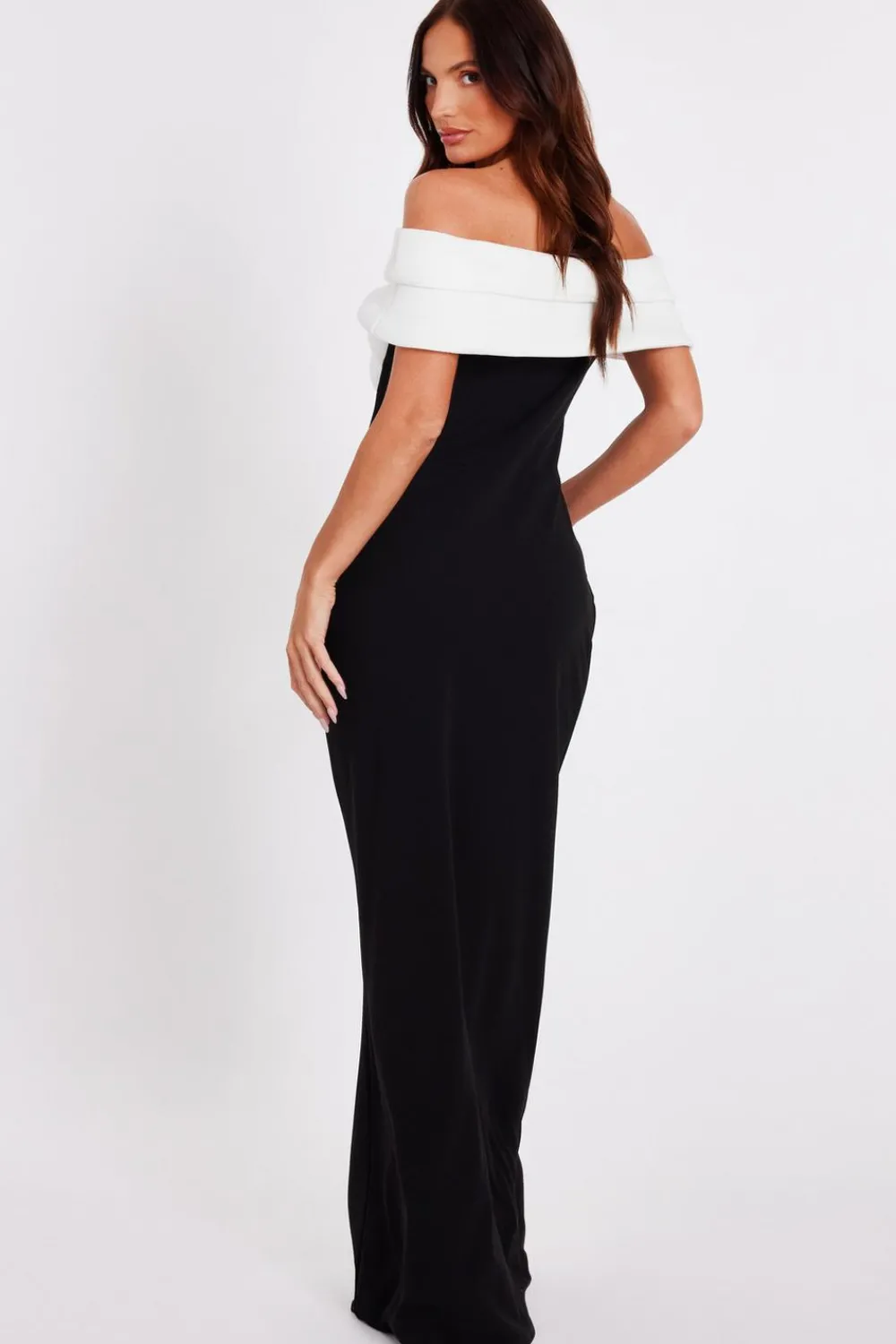 Quiz Prom Dresses|Prom & Ball>Pleated Bardot Maxi Dress