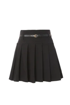 Quiz Workwear|Skirts>Pleated Mini Skirt
