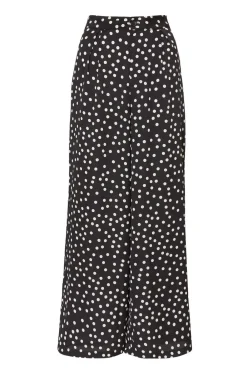 Quiz Trousers|Going Out>Black Polka Dot Trousers
