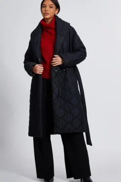Quiz Casual Clothing>Quilted Long Line Coat
