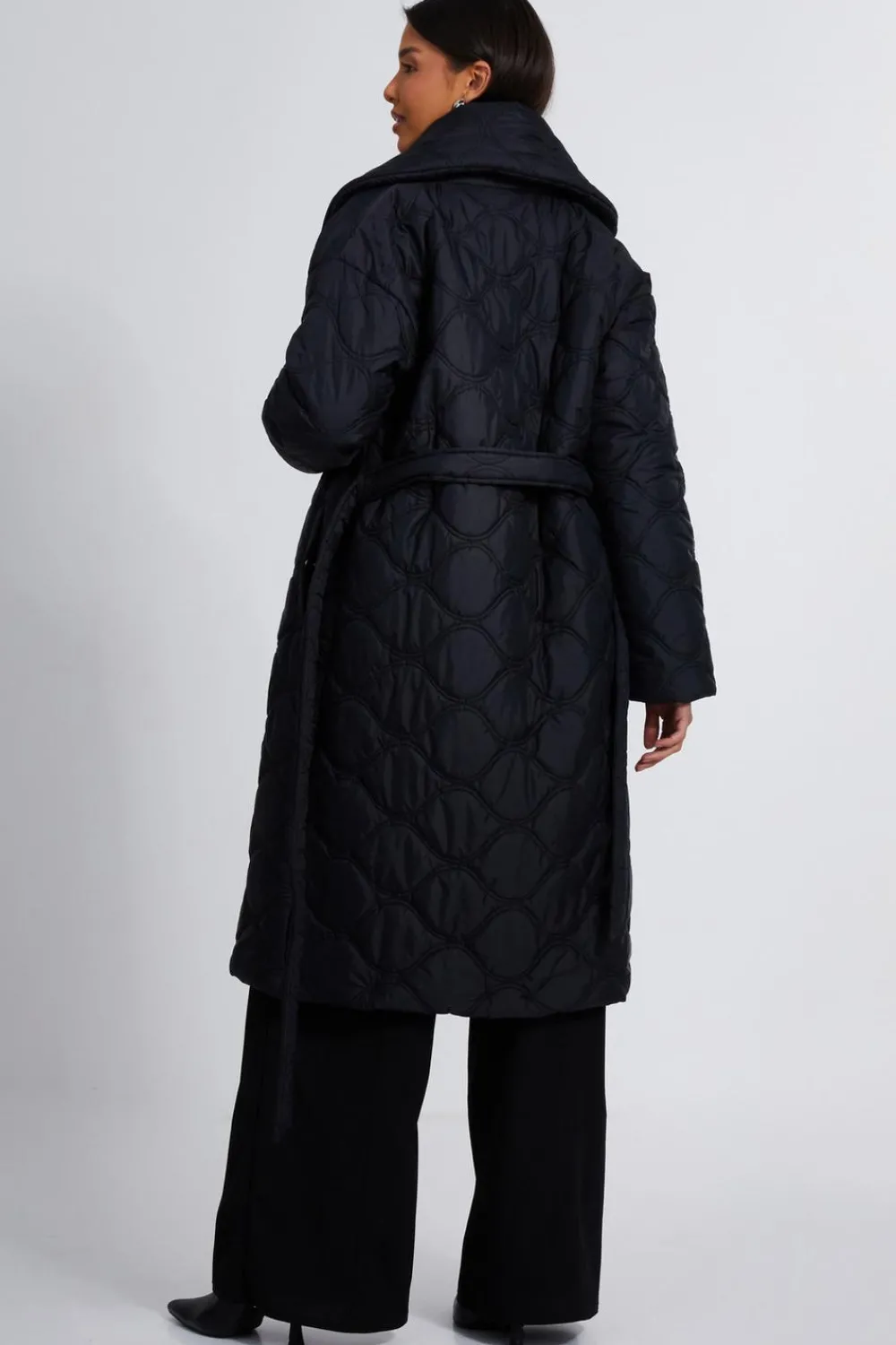 Quiz Casual Clothing>Quilted Long Line Coat