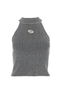 Quiz Summer Tops|Day Tops>Ribbed Racer Top