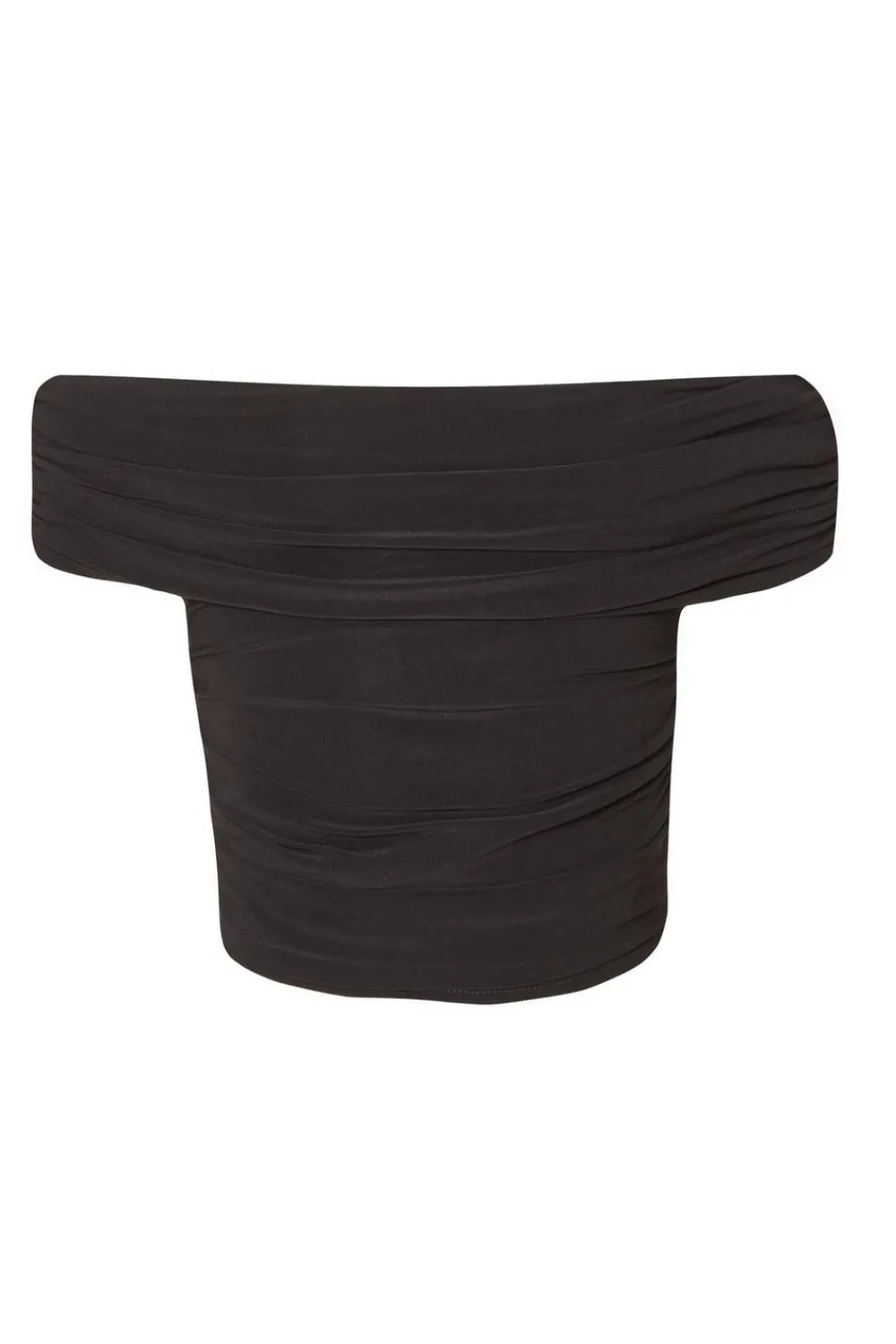 Quiz Going Out Tops|Crop Tops>Ruched Bardot Crop Top