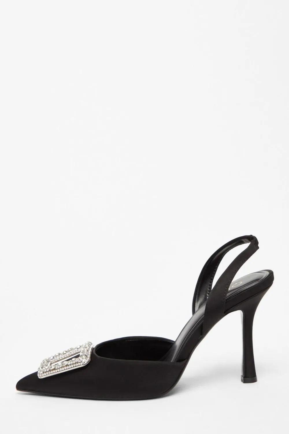 Quiz Occasion Shoes|Heels>Satin Brooch Court Heels
