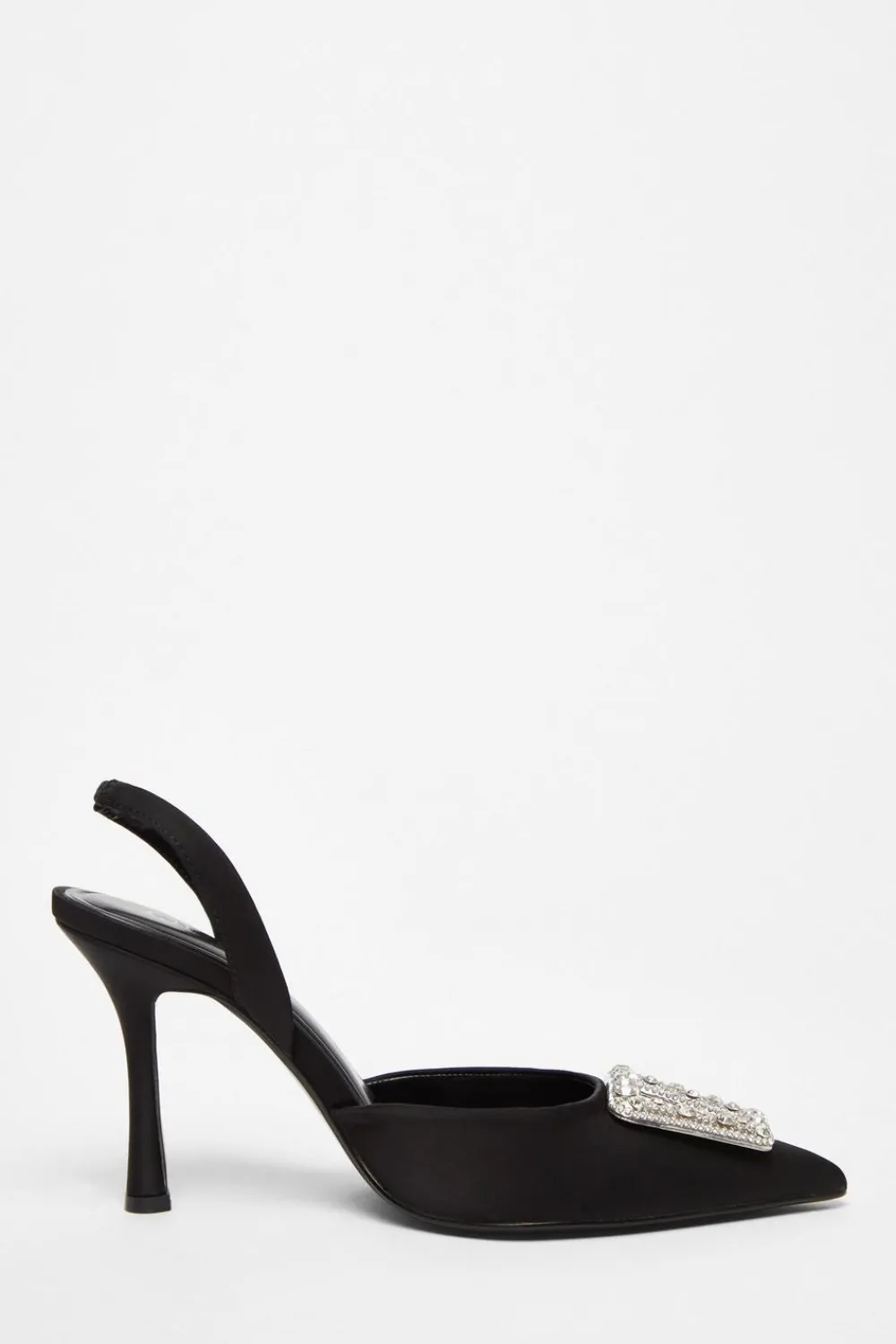 Quiz Occasion Shoes|Heels>Satin Brooch Court Heels