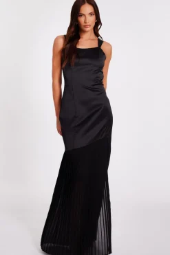 Quiz Prom Dresses|Prom & Ball>Satin Pleated Maxi Dress