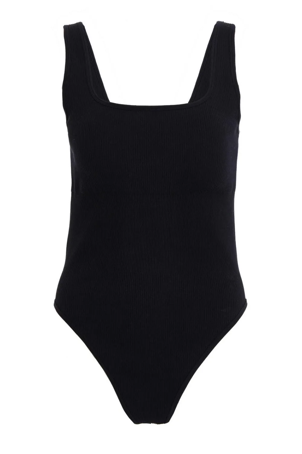 Quiz Day Tops|Bodysuits>Black Seamless Bodysuit