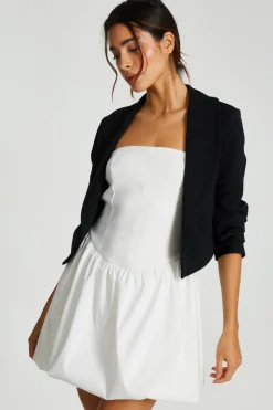 Quiz Day At The Races|Christening Guest>Shawl Collar Crop Jacket