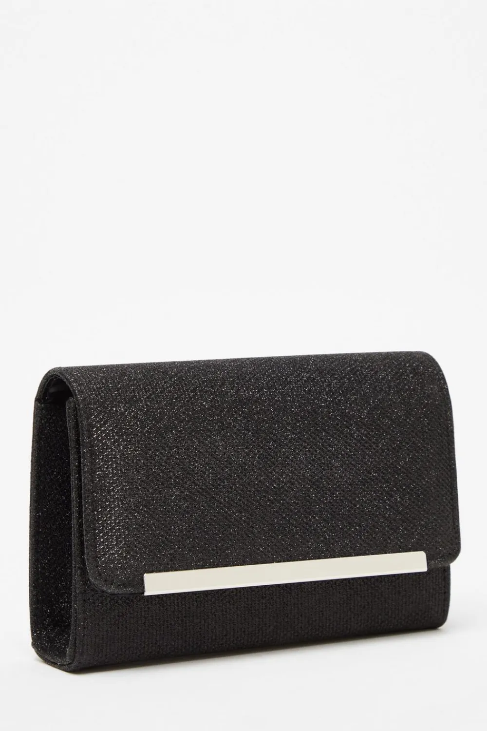 Quiz Bags|Prom & Ball>Black Shimmer Cross Body Bag