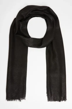 Quiz Occasion Cover-Ups>Black Shimmer Scarf