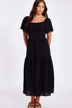 Quiz Summer Clothes|Holiday>Short Sleeve Midaxi Dress