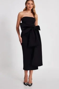 Quiz Day At The Races|Christening Guest>Strapless Bow Midaxi Dress