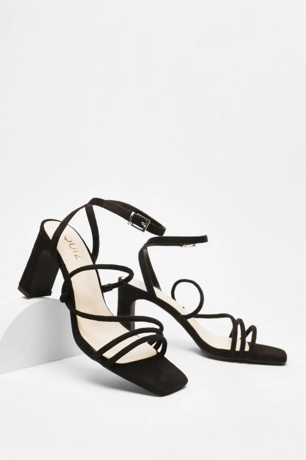 Quiz Sandals|Occasion Shoes>Strappy Block Heeled Sandals