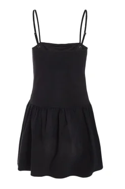 Quiz Workwear|Schoolwear>Black Strappy Puff Ball Skater Dress
