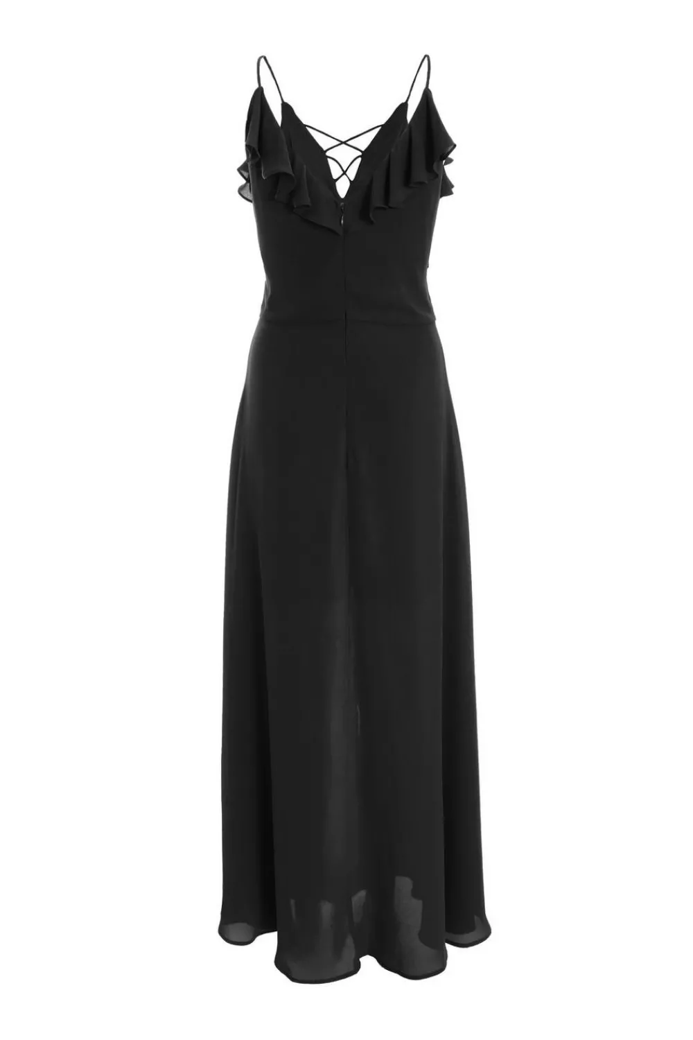 Quiz Evening Dresses|Summer Clothes>Strappy Ruffle Chiffon Maxi Dress