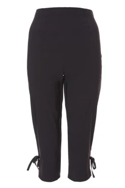 Quiz Trousers|Summer Clothes>Black Tie Detail Capri Trousers