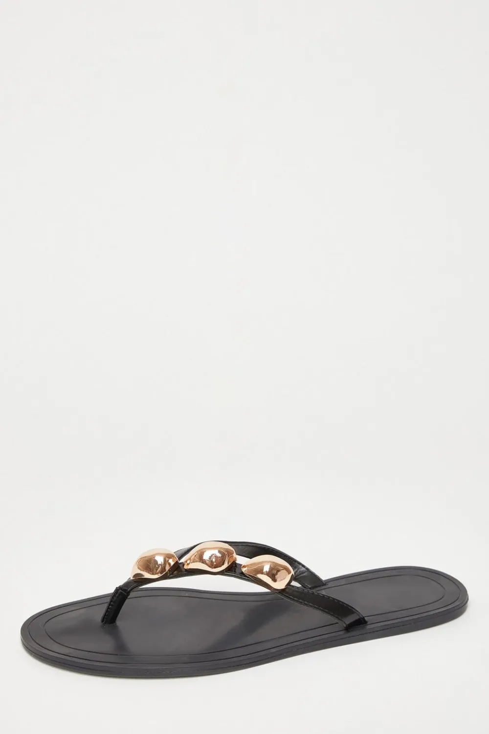 Quiz Sandals|Holiday Shoes>Toe Thong Flat Sandals