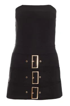 Quiz Playsuits|Playsuits>Triple Belted Bandeau Playsuit