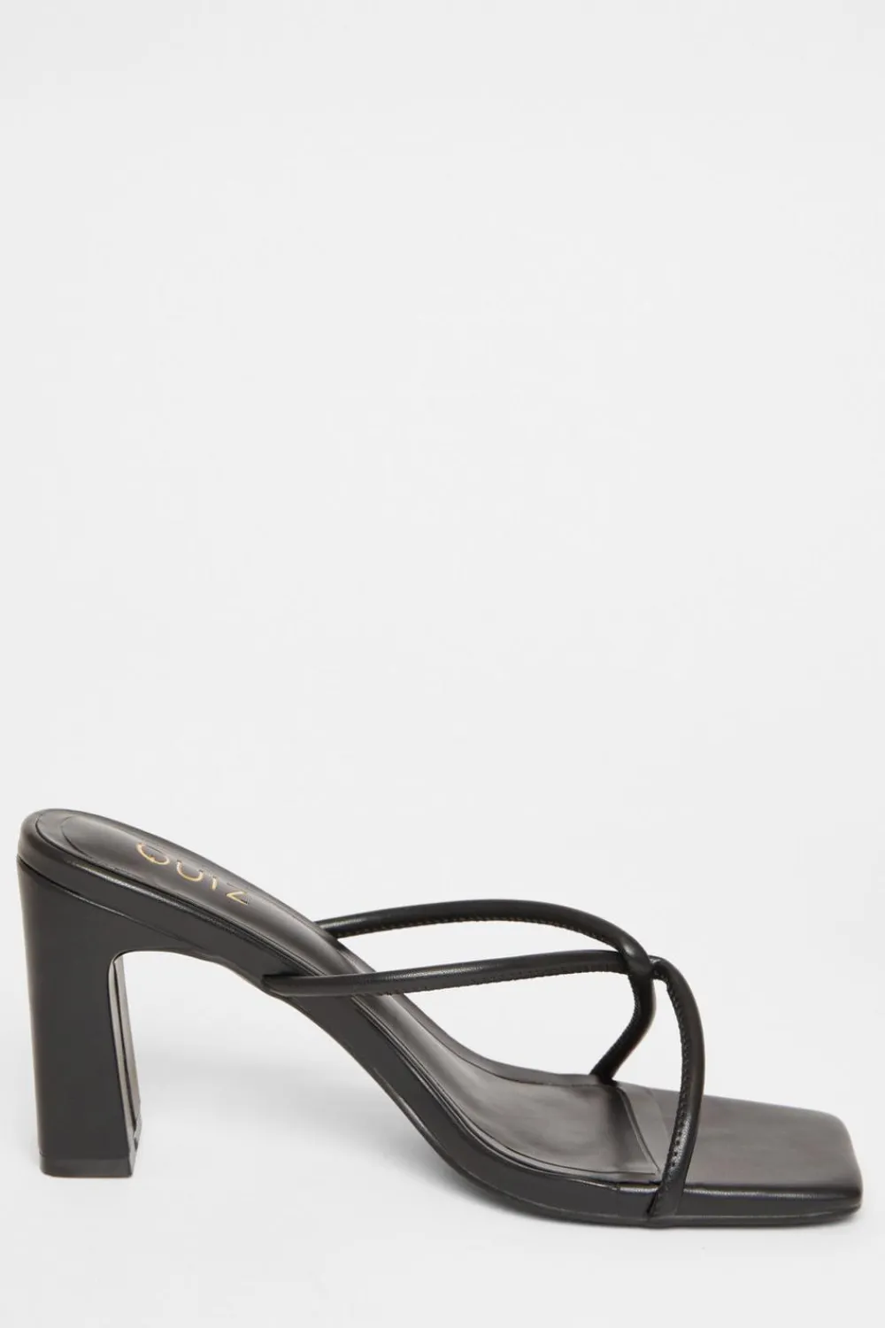 Quiz Holiday Shoes|Heels>Twist Front Strappy Block Heels