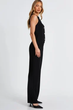 Quiz Going Out Jumpsuits|Black Jumpsuits><noscript><img width=