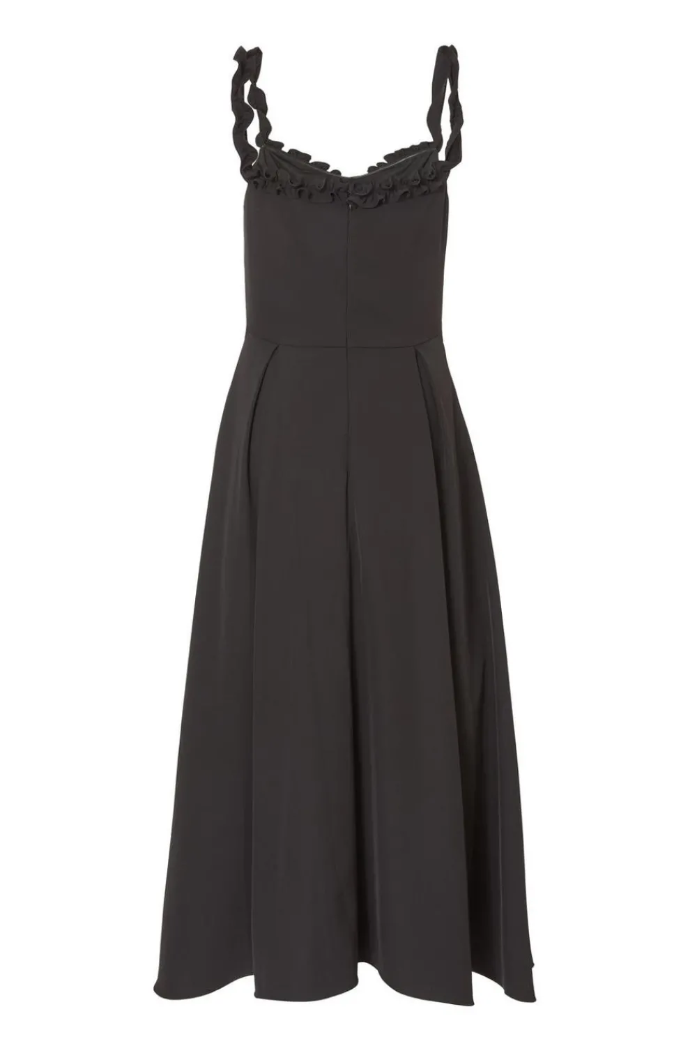 Quiz Day At The Races|Christening Guest>Black Woven Corset Midaxi Dress