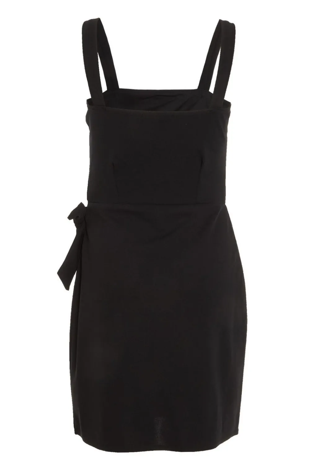 Quiz Workwear|Schoolwear>Black Wrap Mini Dress