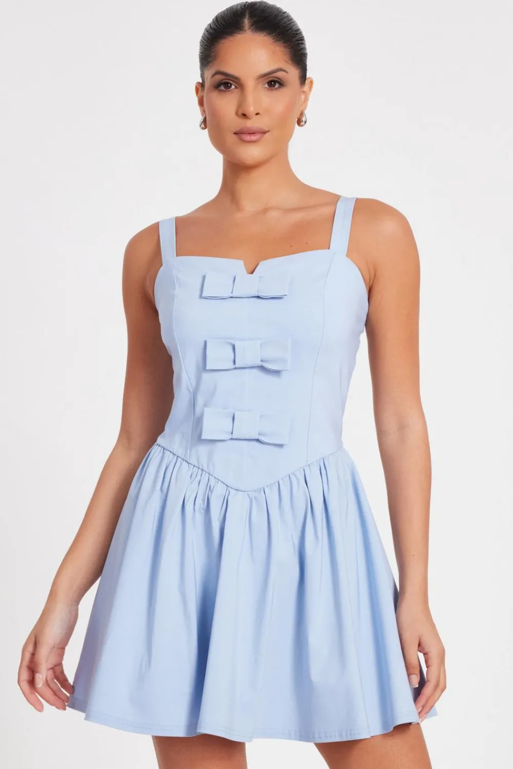 Quiz Summer Clothes|Holiday>Bow Front Mini Dress