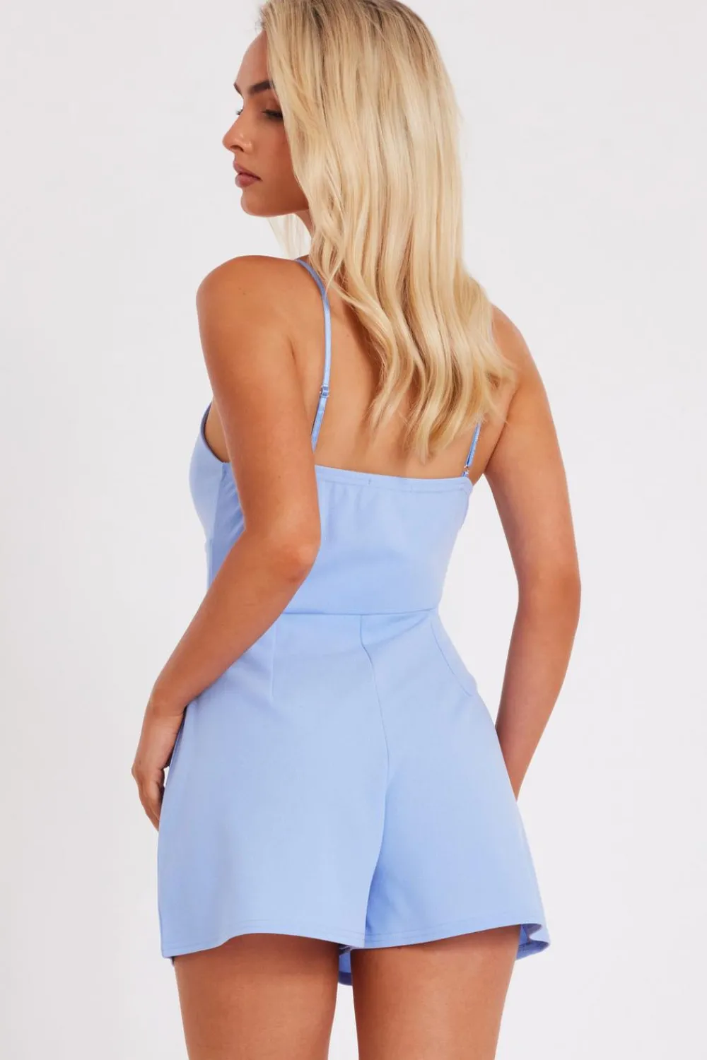 Quiz Playsuits|Summer Clothes>Bow Front Playsuit
