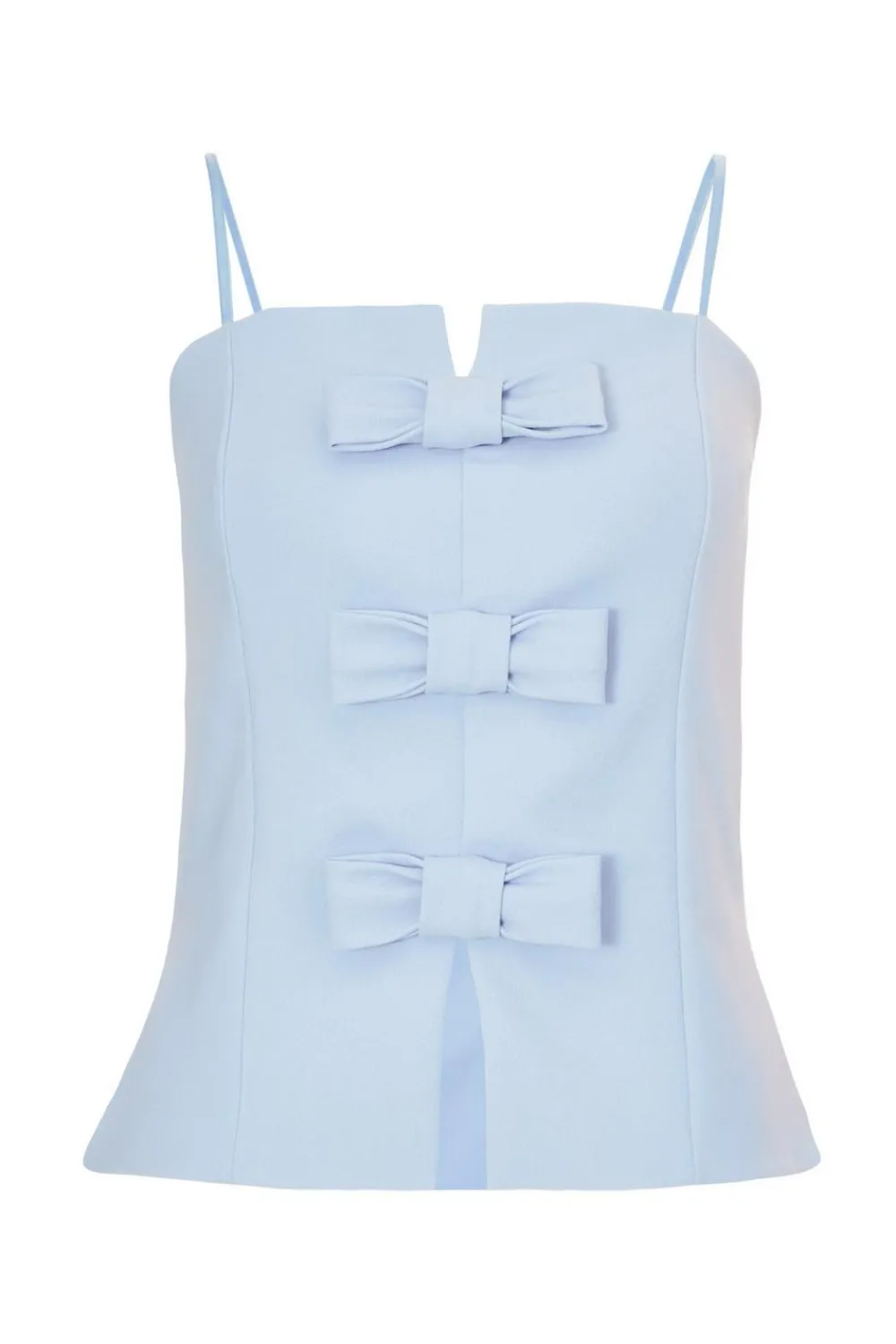 Quiz Summer Tops|Going Out Tops>Bow Front Strappy Top