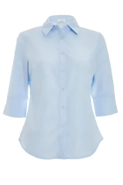 Quiz Shirts & Blouses|Workwear>Blue Button Down Shirt