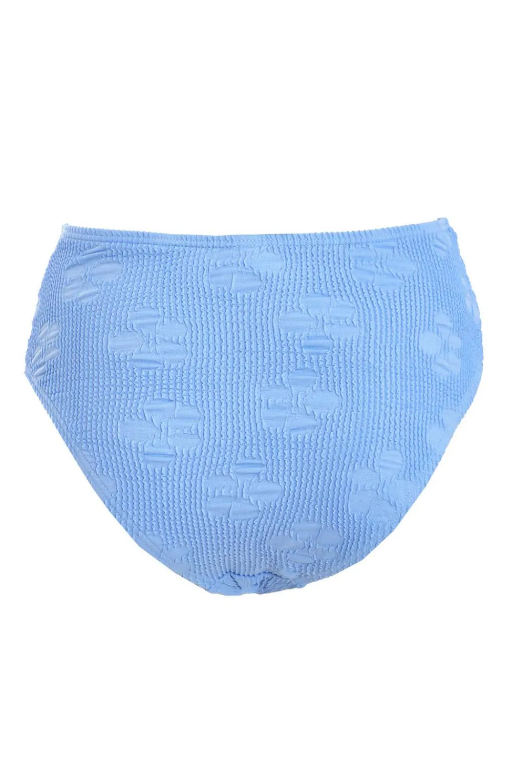 Quiz Holiday Accessories>Blue Crinkle High Waist Bikini Bottoms
