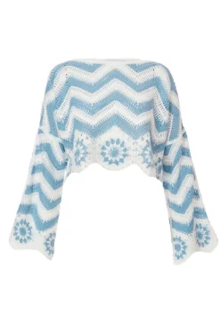 Quiz Summer Tops|Day Tops>Crochet Scalloped Top