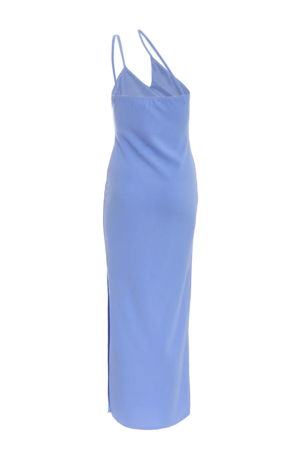Quiz Evening Dresses|Wedding Guest Dresses>Blue Cut Out One Shoulder Midaxi Dress