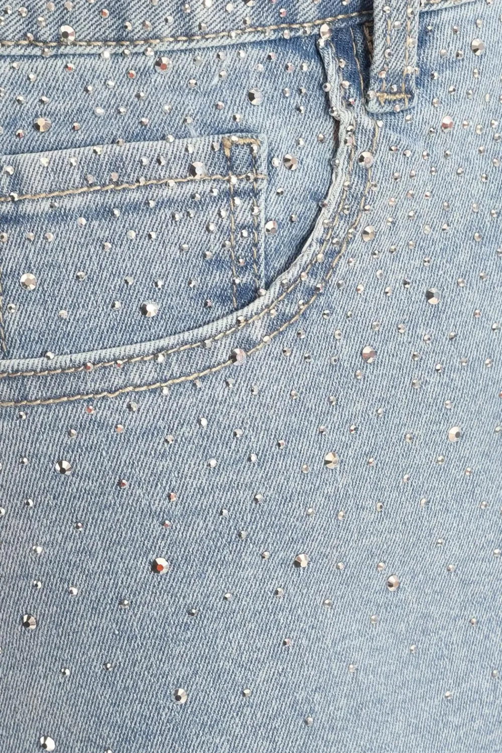 Quiz Summer Clothes|Shorts>Blue Denim Embellished Shorts