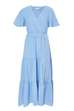 Quiz Summer Clothes|Modest>Dobby Tie Waist Midi Dress