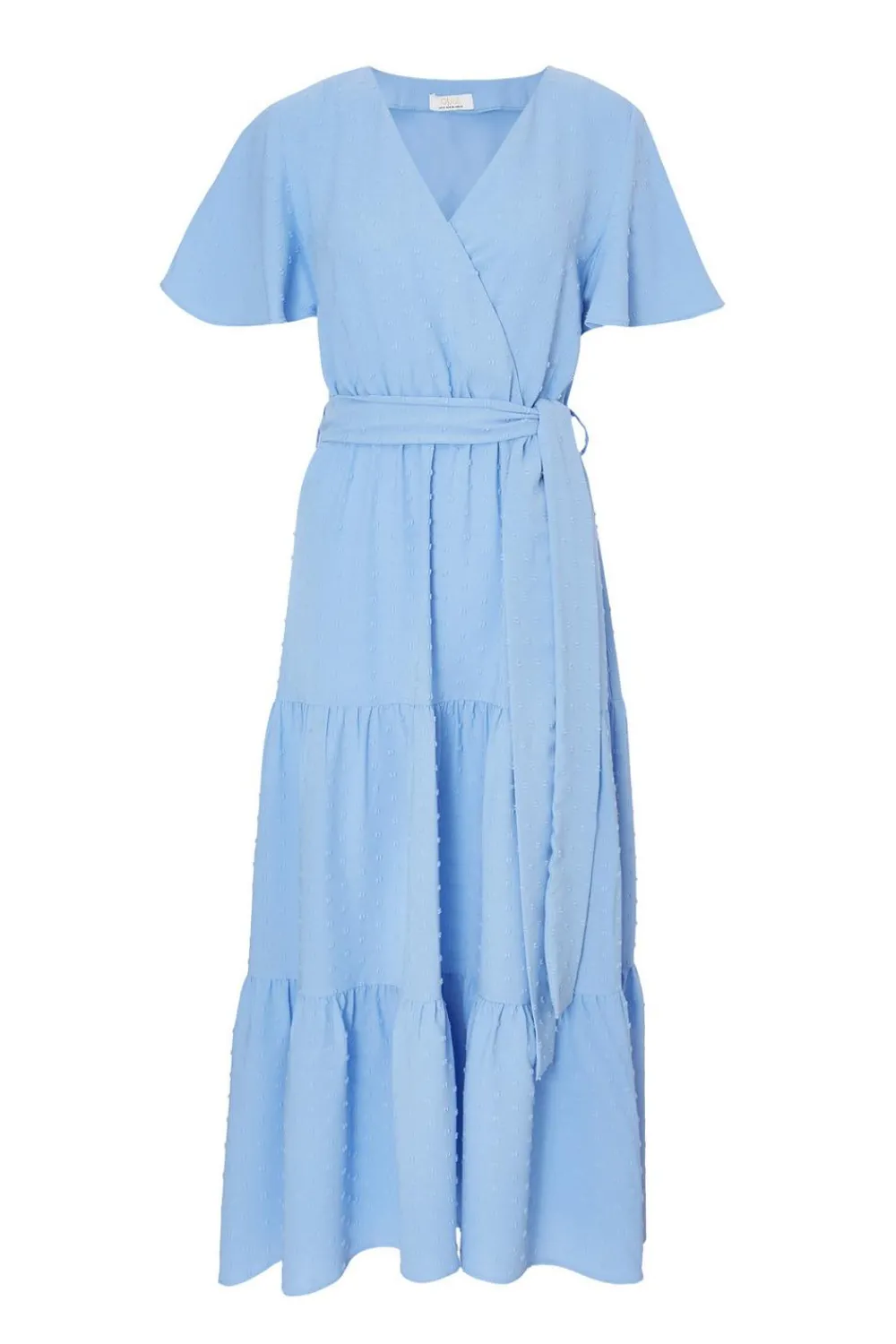 Quiz Summer Clothes|Modest>Dobby Tie Waist Midi Dress