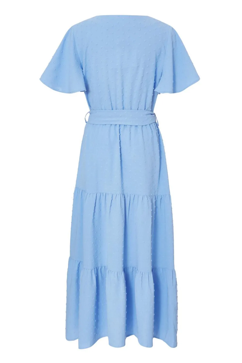 Quiz Summer Clothes|Modest>Dobby Tie Waist Midi Dress