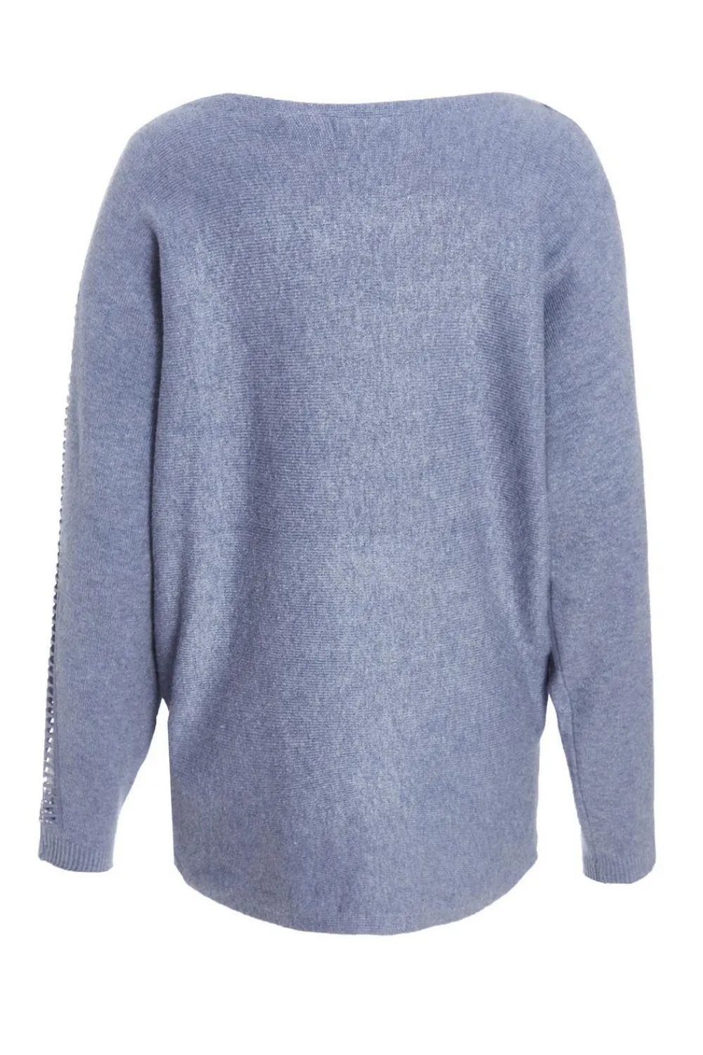 Quiz Knitwear|Jumpers>Light Knit Diamante Sleeve Jumper