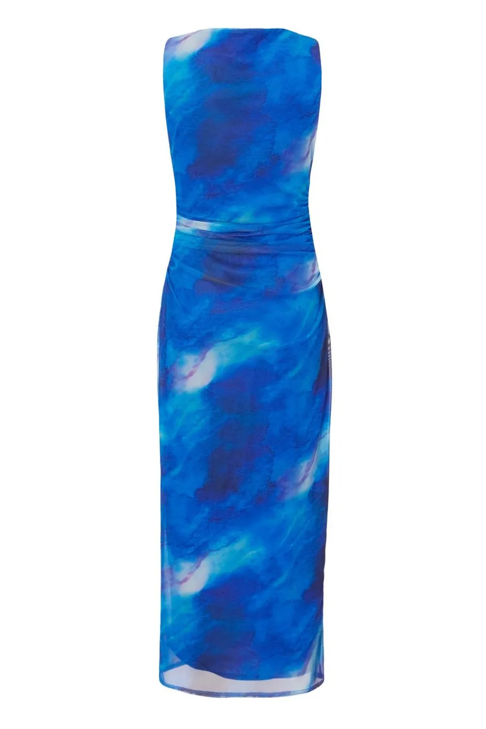 Quiz Summer Clothes|Going Out>Blue Mesh Marble Midaxi Dress