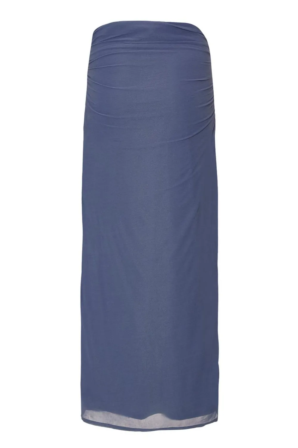 Quiz Skirts|Going Out>Blue Mesh Maxi Skirt
