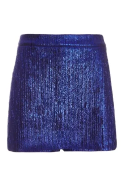 Quiz Co-Ords|Going Out>Metallic High Waisted Skort