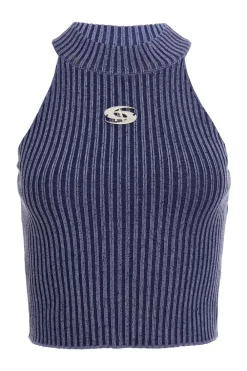 Quiz Summer Tops|Day Tops>Ribbed Racer Top