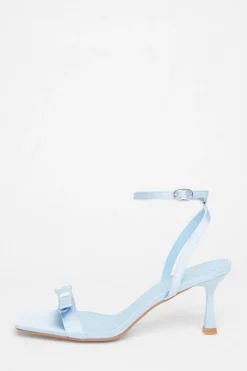 Quiz Shoe & Bag Sets|Heels>Satin Bow Heels
