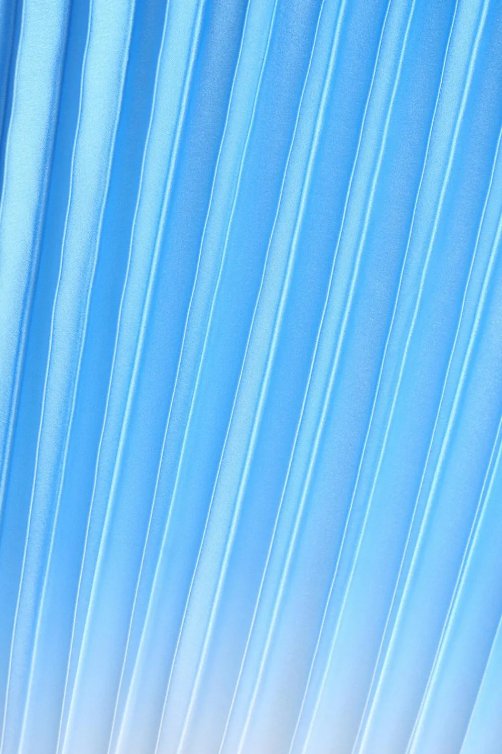 Quiz Holiday|Wedding Guest Dresses>Blue Satin Ombre Pleated Maxi Dress