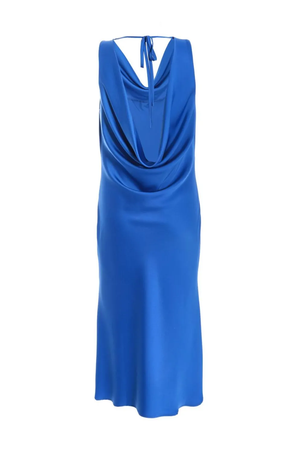 Quiz Summer Clothes|Holiday>Blue Satin Slip Midi Dress