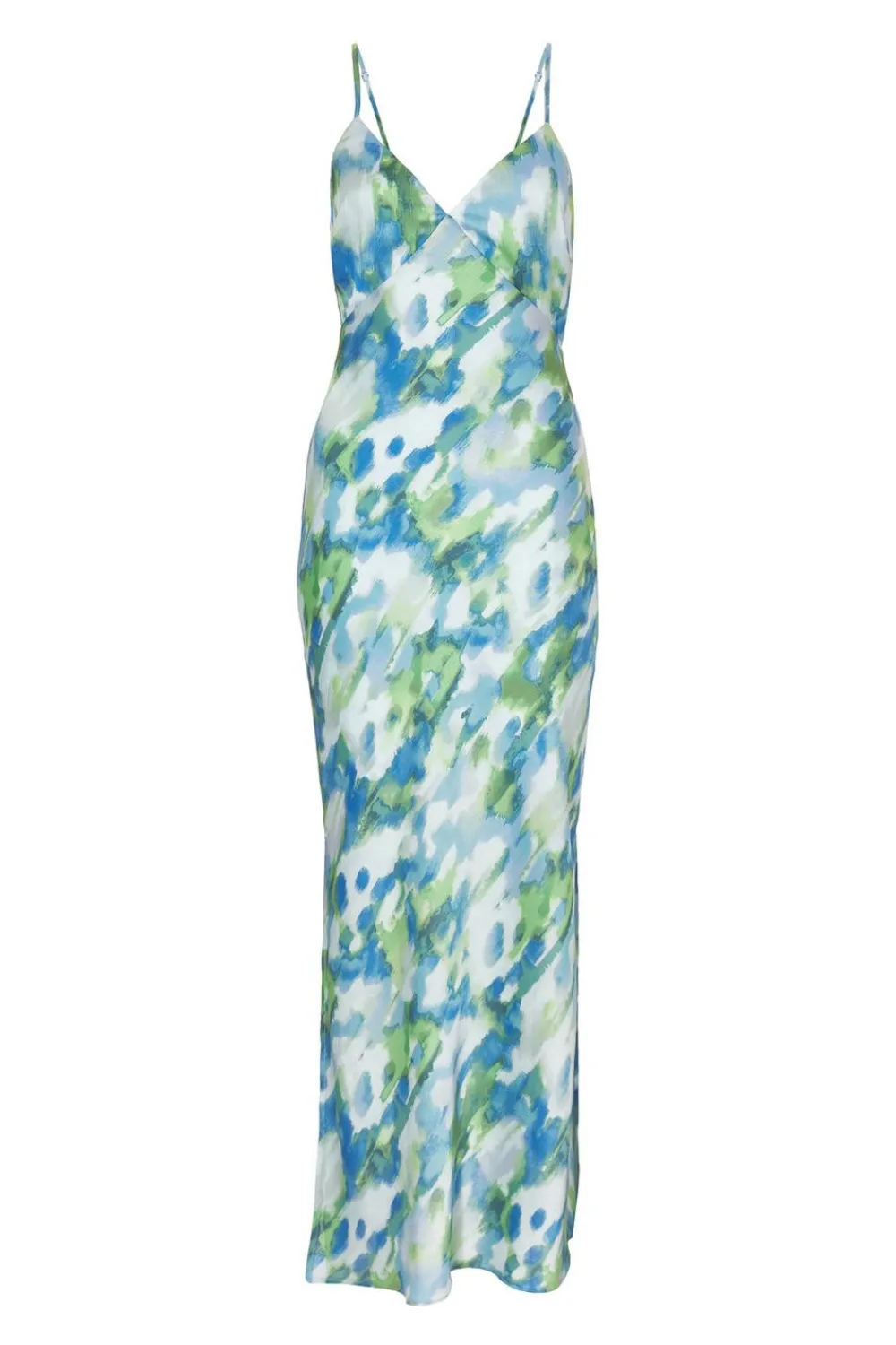 Quiz Day At The Races|Christening Guest>Blue Satin Tie Back Midaxi Dress