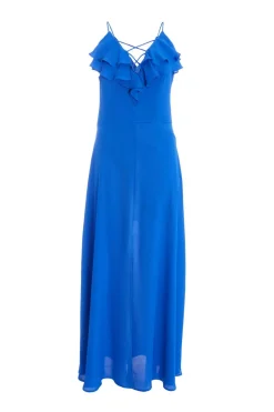 Quiz Evening Dresses|Summer Clothes>Strappy Ruffle Chiffon Maxi Dress