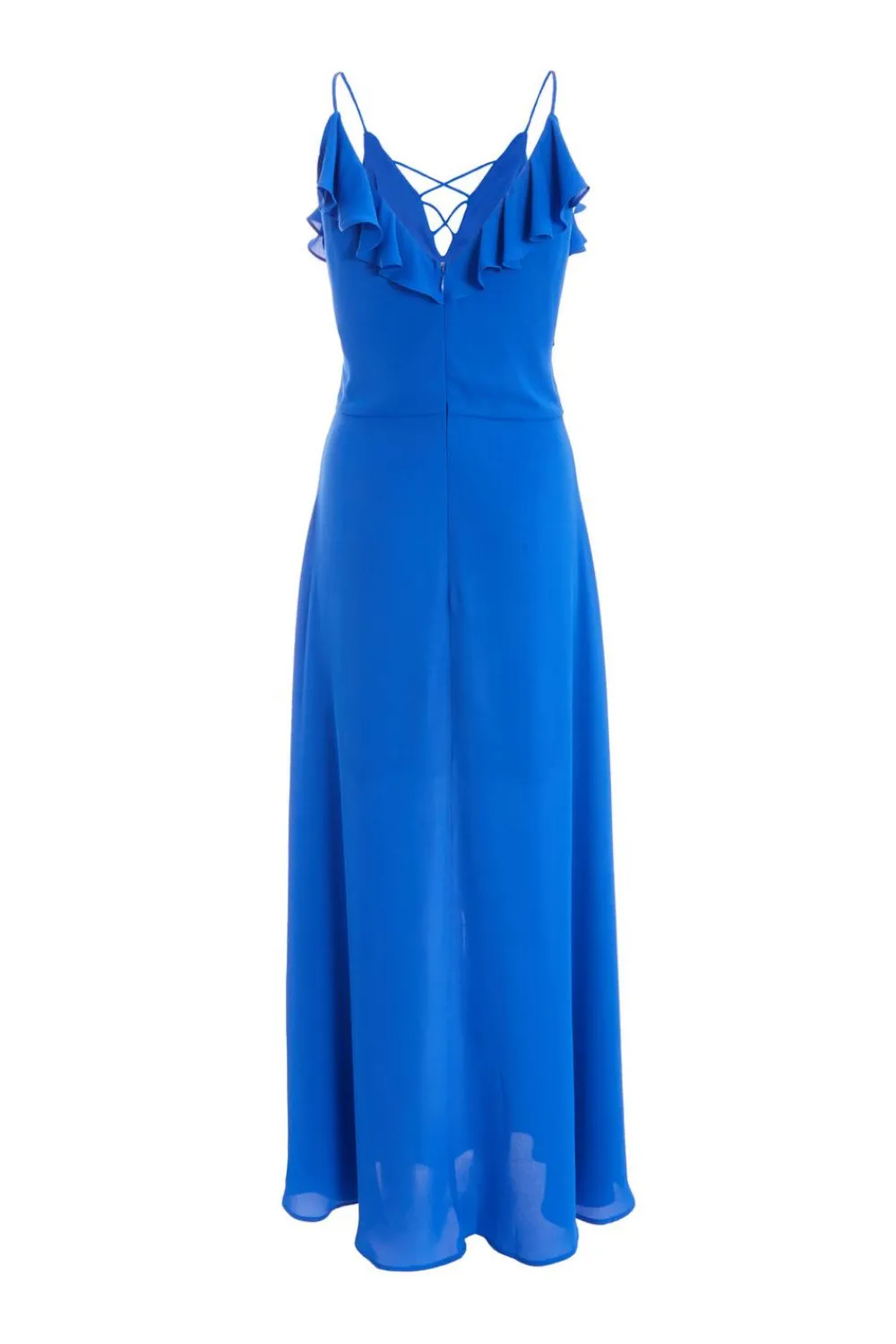 Quiz Evening Dresses|Summer Clothes>Strappy Ruffle Chiffon Maxi Dress