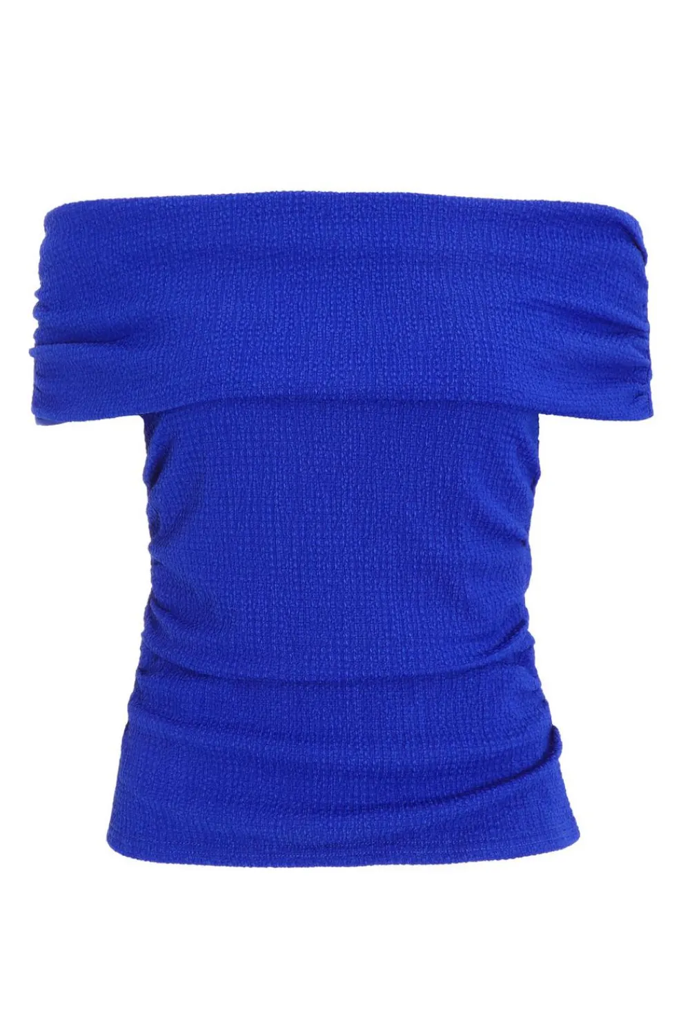 Quiz Going Out Tops|Day Tops>Textured Bardot Ruched Top