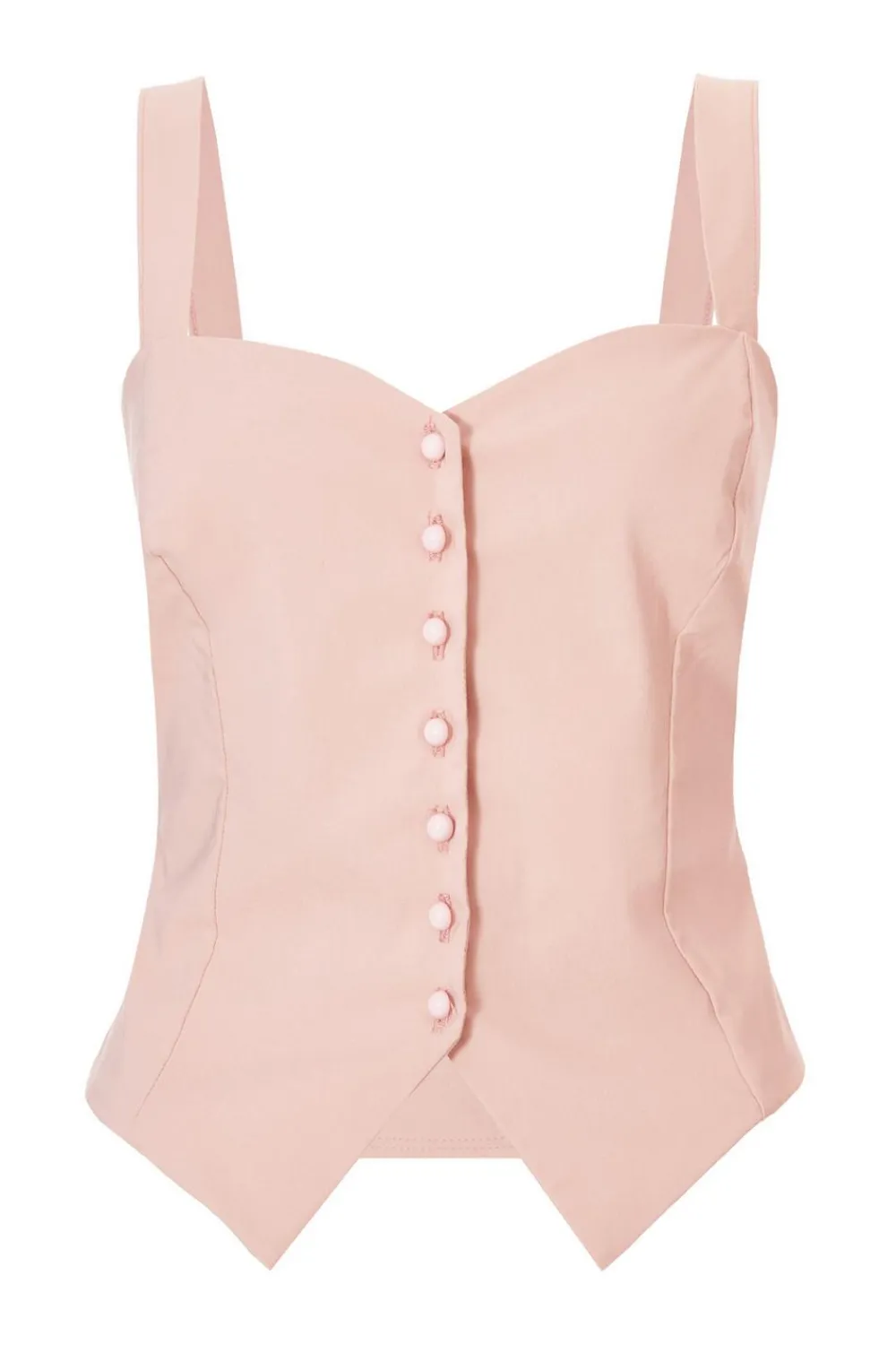 Quiz Summer Tops|Going Out Tops>Blush Button Detail Corset Top